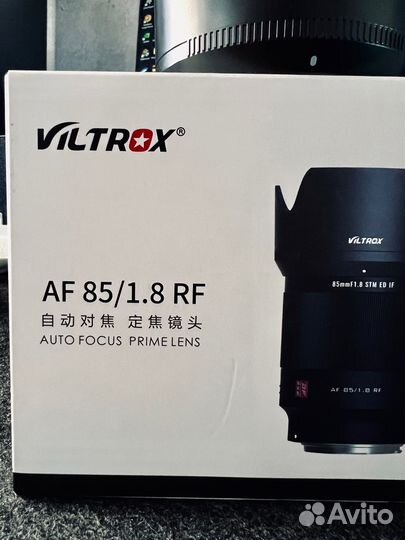 Объектив viltrox 85mm 1.8 RF для Canon