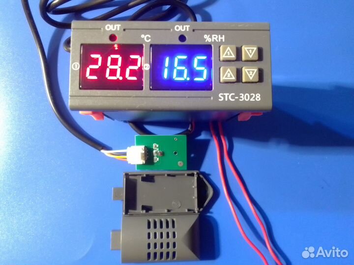 STC-3028 терморегулятор и гигростат