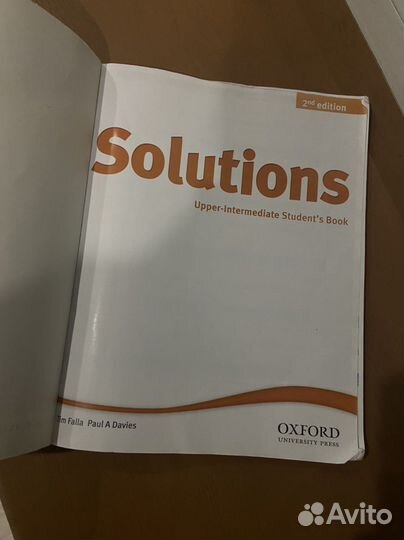 Учебник английского языка solutions