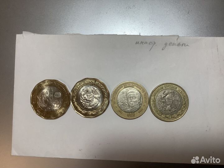 Монеты мексики