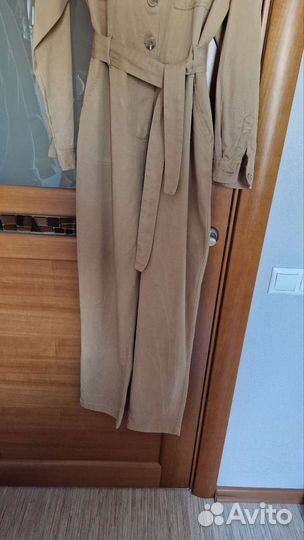 Комбинезон бежевый M