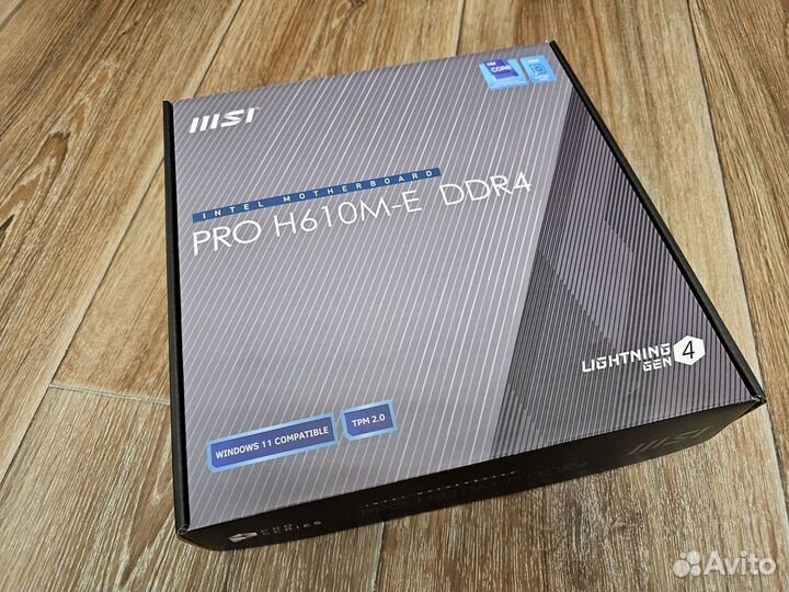 Материнская плата MSI PRO H610M-E DDR4 новая
