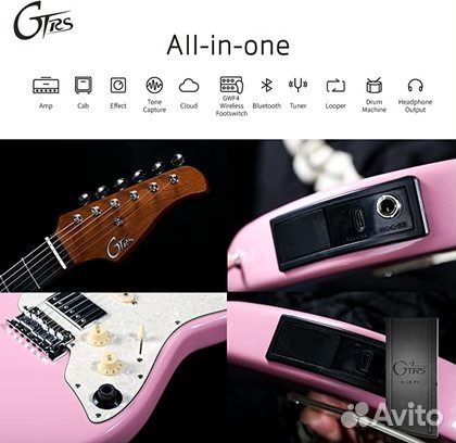 Электрогитара со встроенным процессором Mooer gtrs