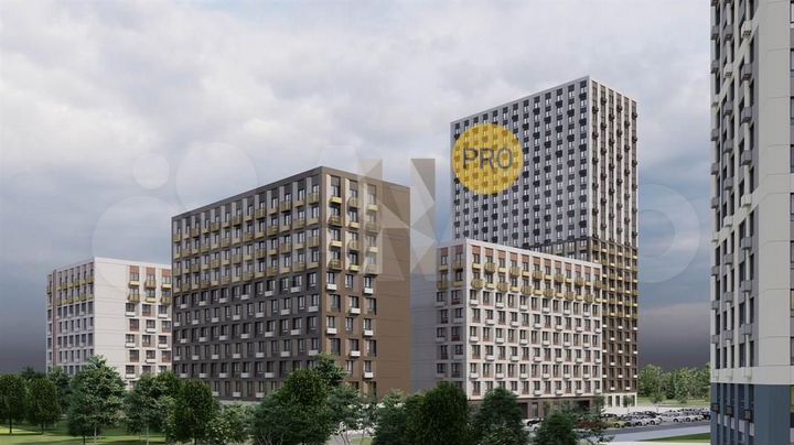 2-к. квартира, 68,4 м², 8/9 эт.