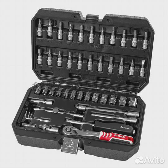 Набор инструментов (46 предм.) 6-гр. 1/4 Arnezi