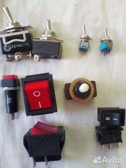 Выключатели (тумблеры, переключатели)
