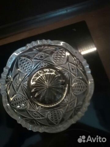 Ваза для фруктов хрусталь