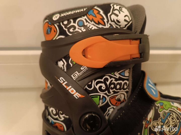 Коньки детские раздвижные, 26-31 размер