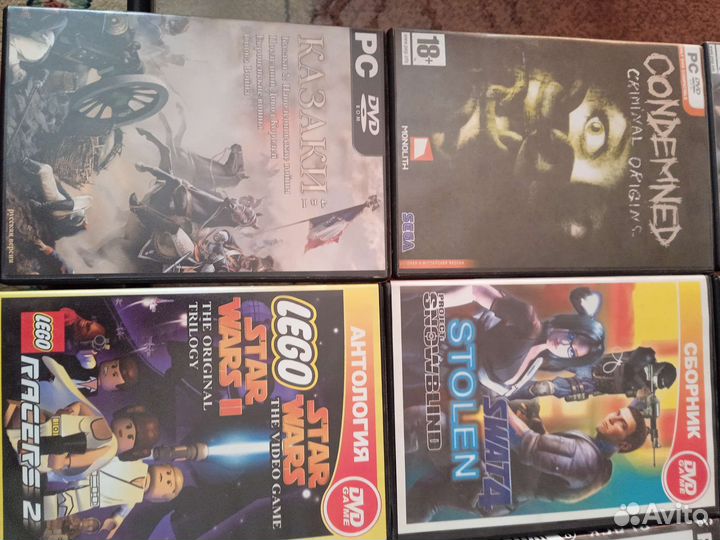 Компьютерные игры (DVD диски)