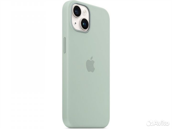 Клип-кейс iPhone 14 Silicone Case Soft Touch Бирюз