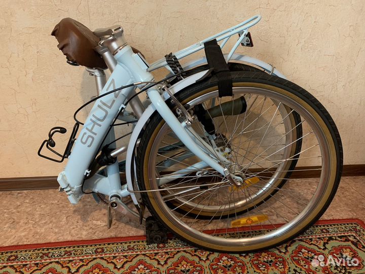 Складной велосипед shulz Krabi Coaster (голубой)