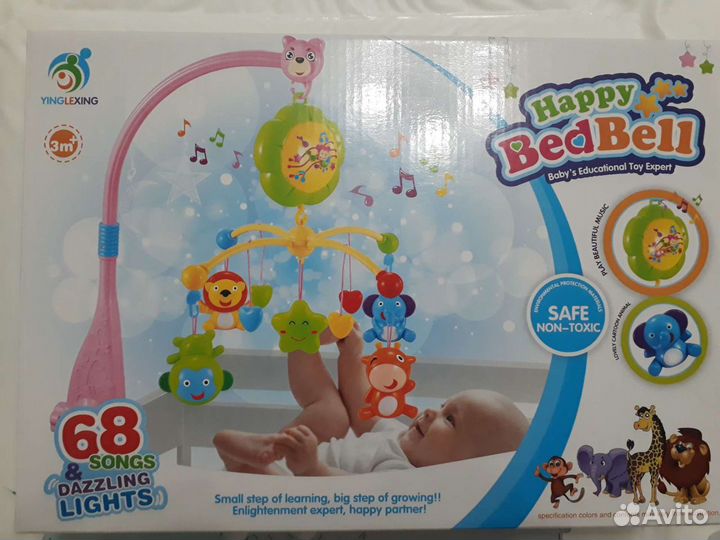 Музыкальный мобиль на детскую кроватку