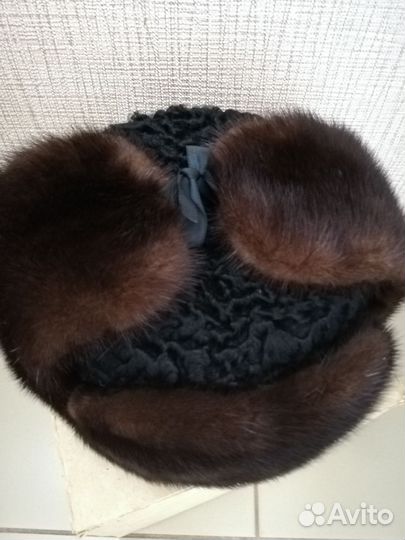 Шапка ушанка мужская, 57 размер