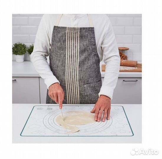 Коврик для выпечки 41х31(61х46) Икеа Бактрадитион