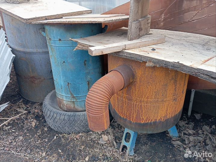 Печка под казан 12 литров и коптильня два в одном