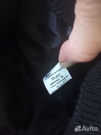 Шляпа женская черная