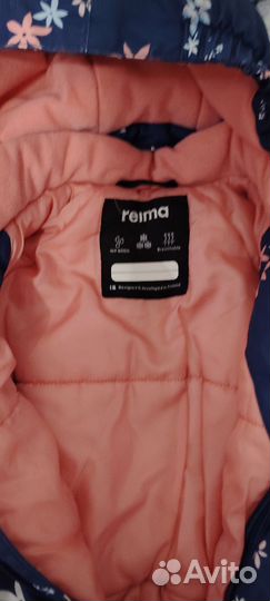 Reima Зимний комбинезон 80 см евро на девочку