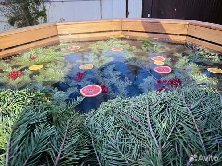 Баня на дровах с чаном