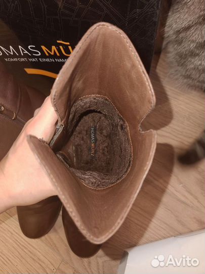 Зимние женские сапоги 38 натуральная кожа