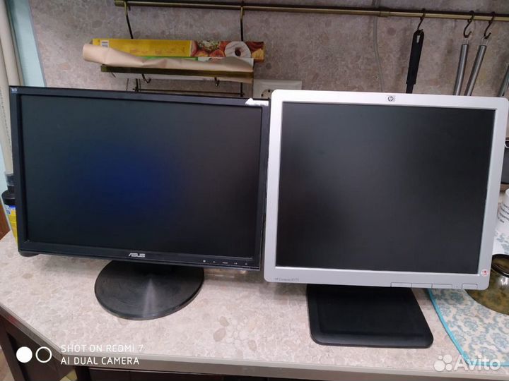 Мониторы asus и hp
