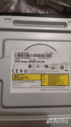 DVD writer model SH-224