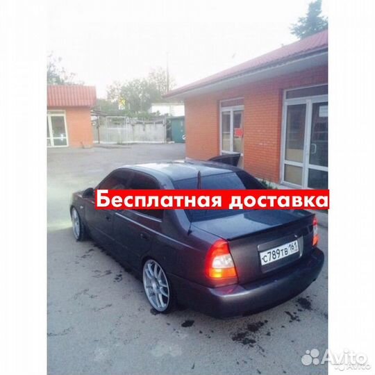 Лип спойлер Hyundai Accent