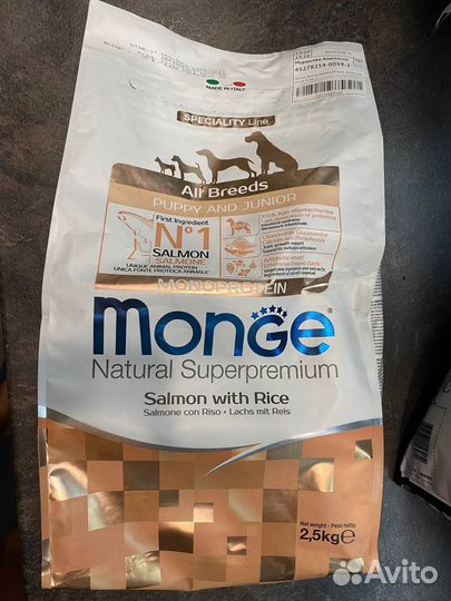 Корма для животных Monge