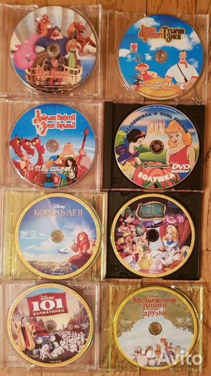 Детские мультфильмы и обучающие DVD