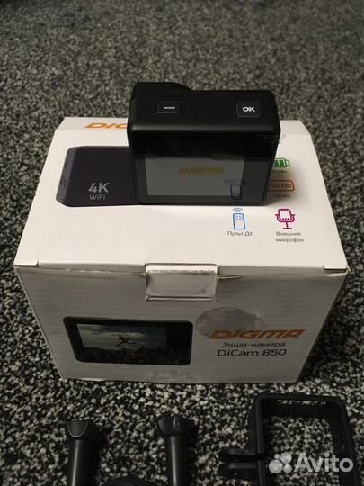 Экшн камера digma 850 регистратор