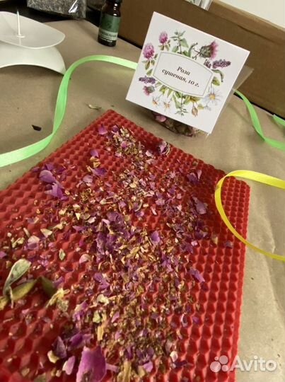 Свечи ручной работы из вощины