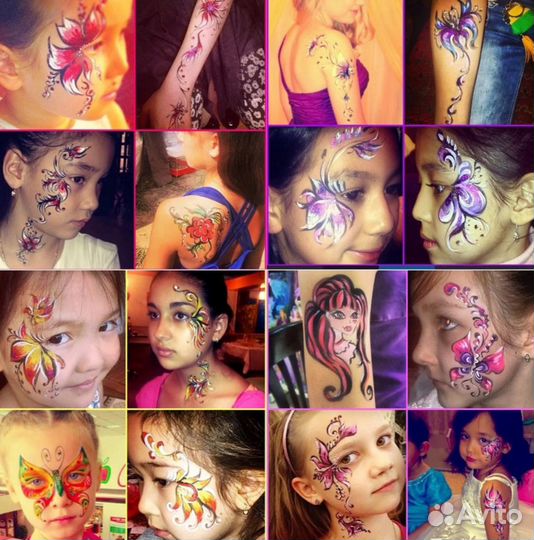 Наборы для грима, аквагрима