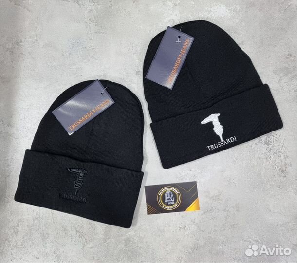 Шапка мужская trussardi новые