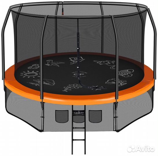 Батут Clear Fit FamilyHop 12ft