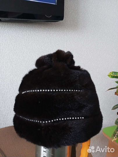 Шапка норковая женская бу