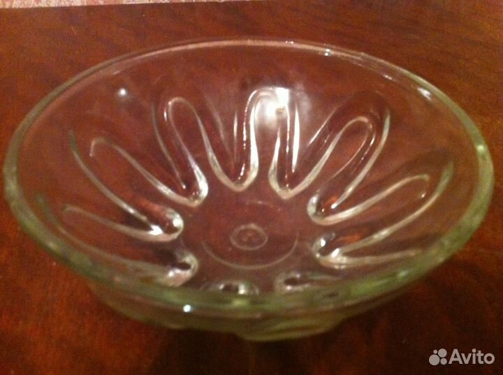 Салатники хрустальные винтаж и цветное стекло
