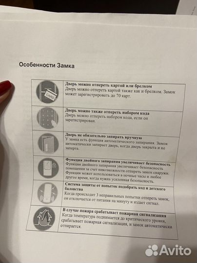 Электронный дверной замок