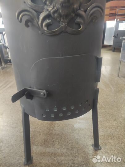 Печь под казан 10-12л со львом