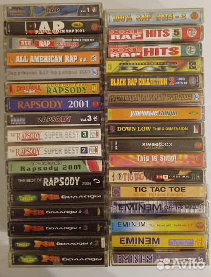 Аудикассеты Альбомы Сборники 90-е, 2000-е