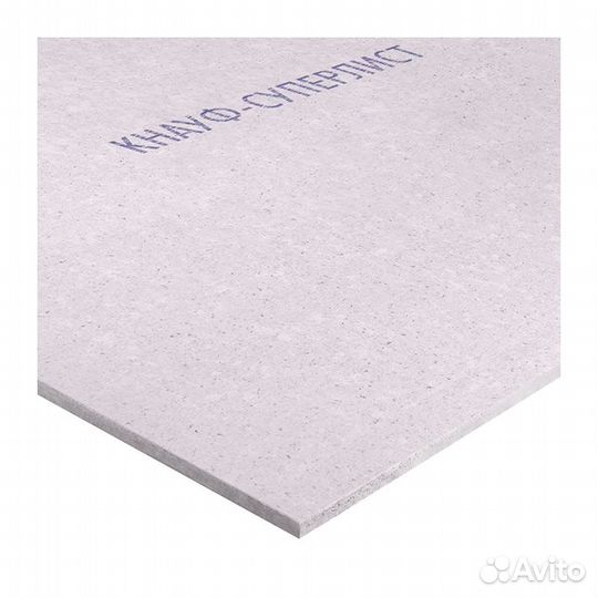 Гвл Knauf влагост, фальц кромка 2500х1200х10 мм