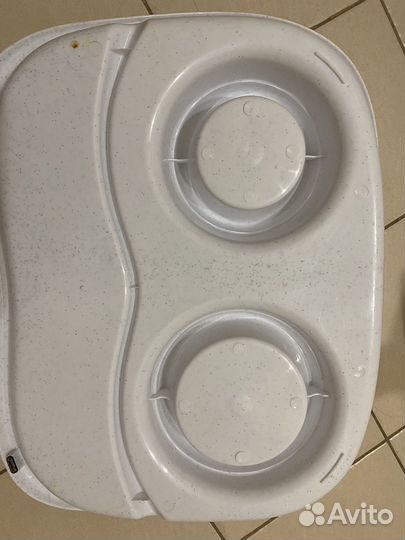 Миска двойная на подносе для животных