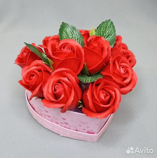 Мыльные розы на новый год 2023. Девушке