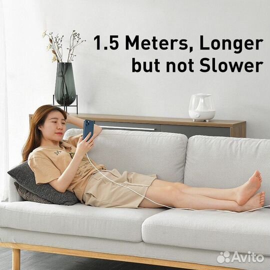 Супер Кабель iPhone USB-C PD скоростная зарядка