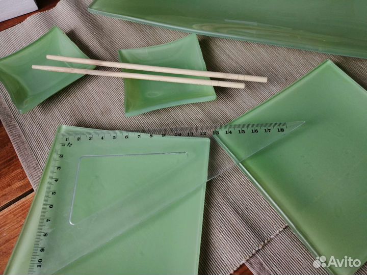 Любителям суши, 5 предметов. Стекло