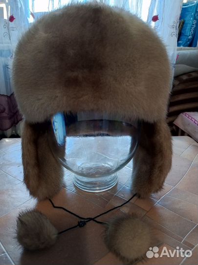 Шапка-уанка, норковая женская бу