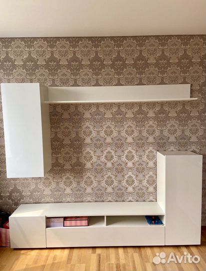 Гостиная белый глянец