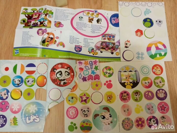 Литл пэт (лпс), наклейки, открытки