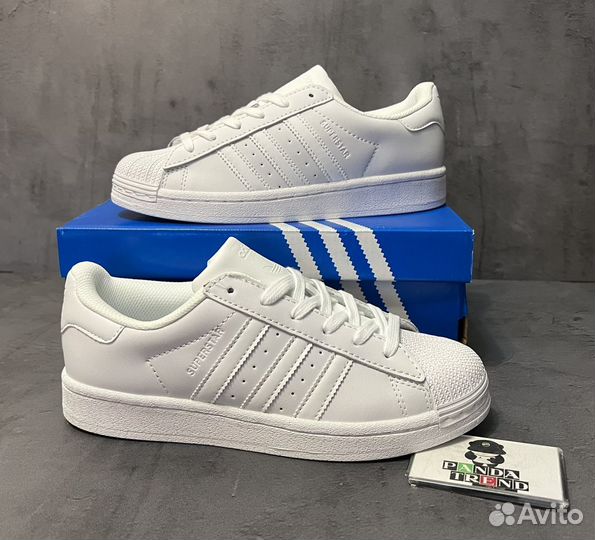 Кроссовки Adidas Superstar белые