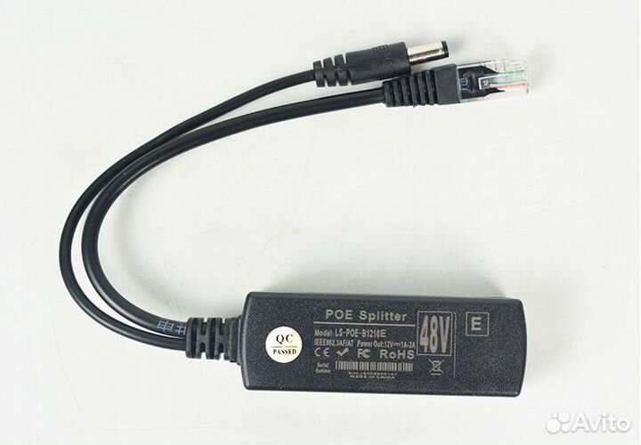 Сплиттер PoE DC48/12V p48 poe