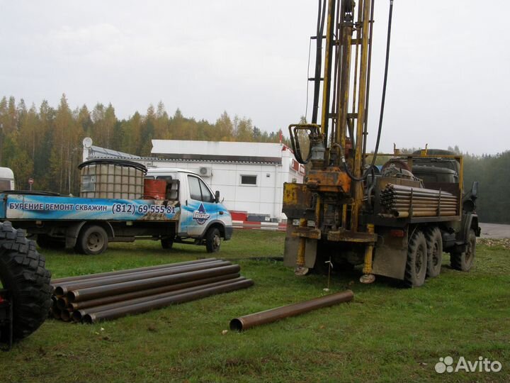 Ремонт скважин, сервис, замена насосов Лен. обл