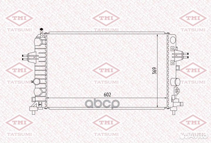 Радиатор системы охлаждения TGA1024 tatsumi